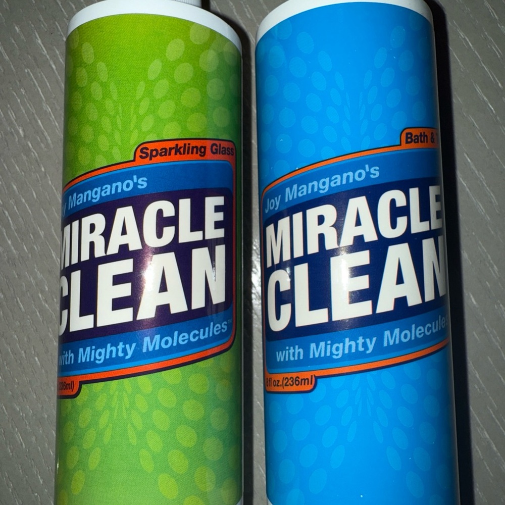 Joy Mangano Miracle Clean Sparkling Glass bath Tile Cleaner